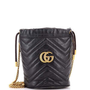 Gucci Gg Marmont Bucket Bag Matelasse #233332G93B